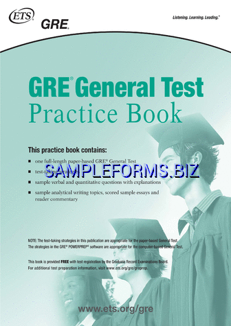 GRE Sample Questions Template 1 pdf free