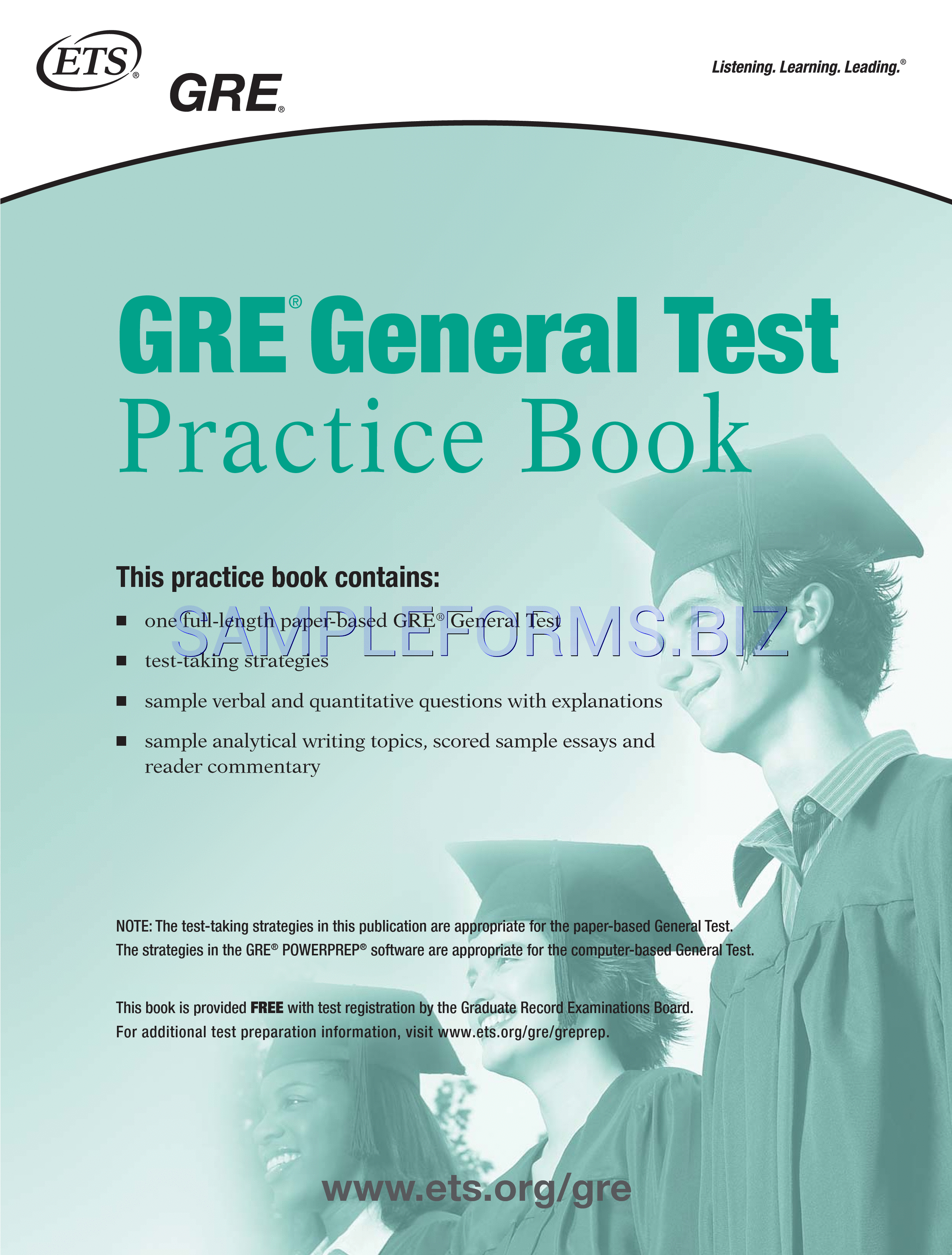Preview free downloadable GRE Sample Questions Template 1 in PDF (page 1)